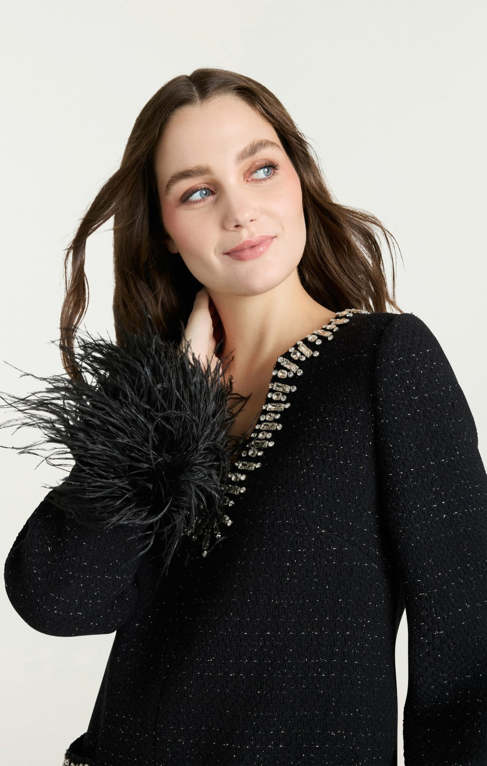 Static Boucle Kas Dress Black