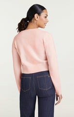 Merci Cropped Pullover Oleander