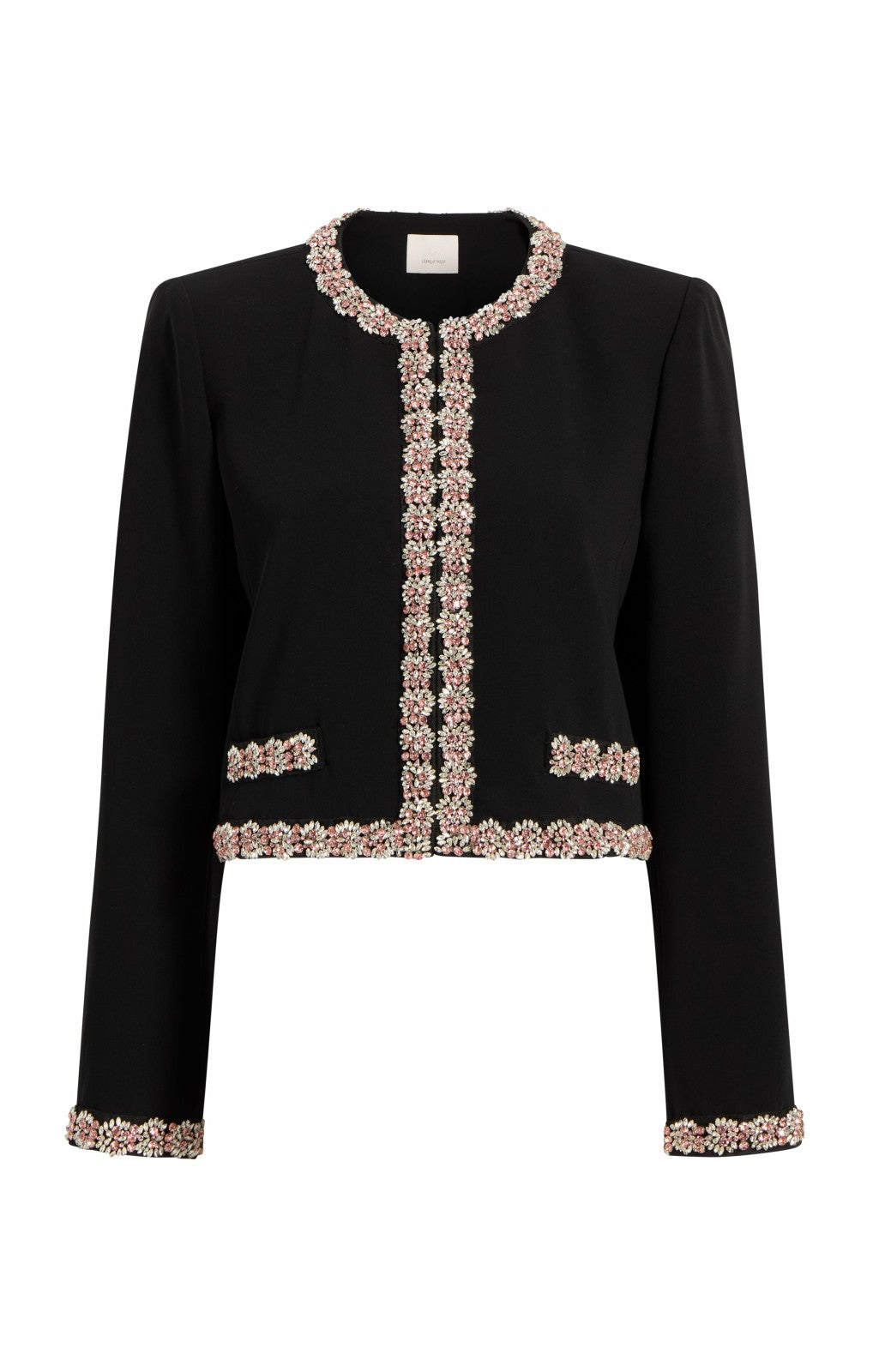 Sunburst Stacked Trim Penelope Jacket Black/Multi