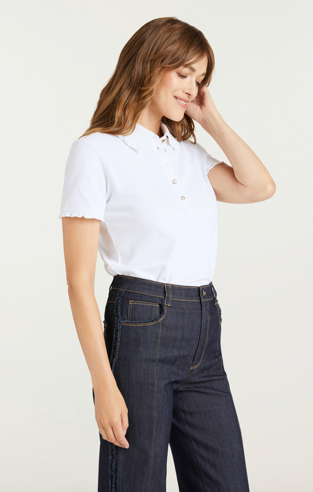 Aster Top White