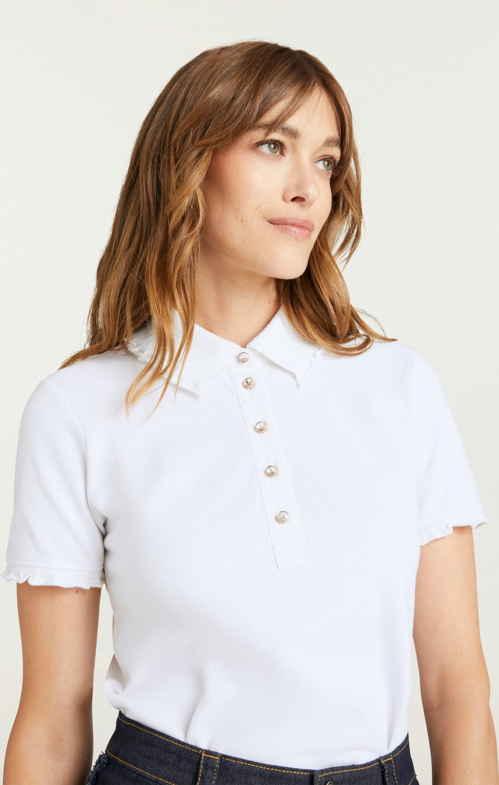 Aster Top White