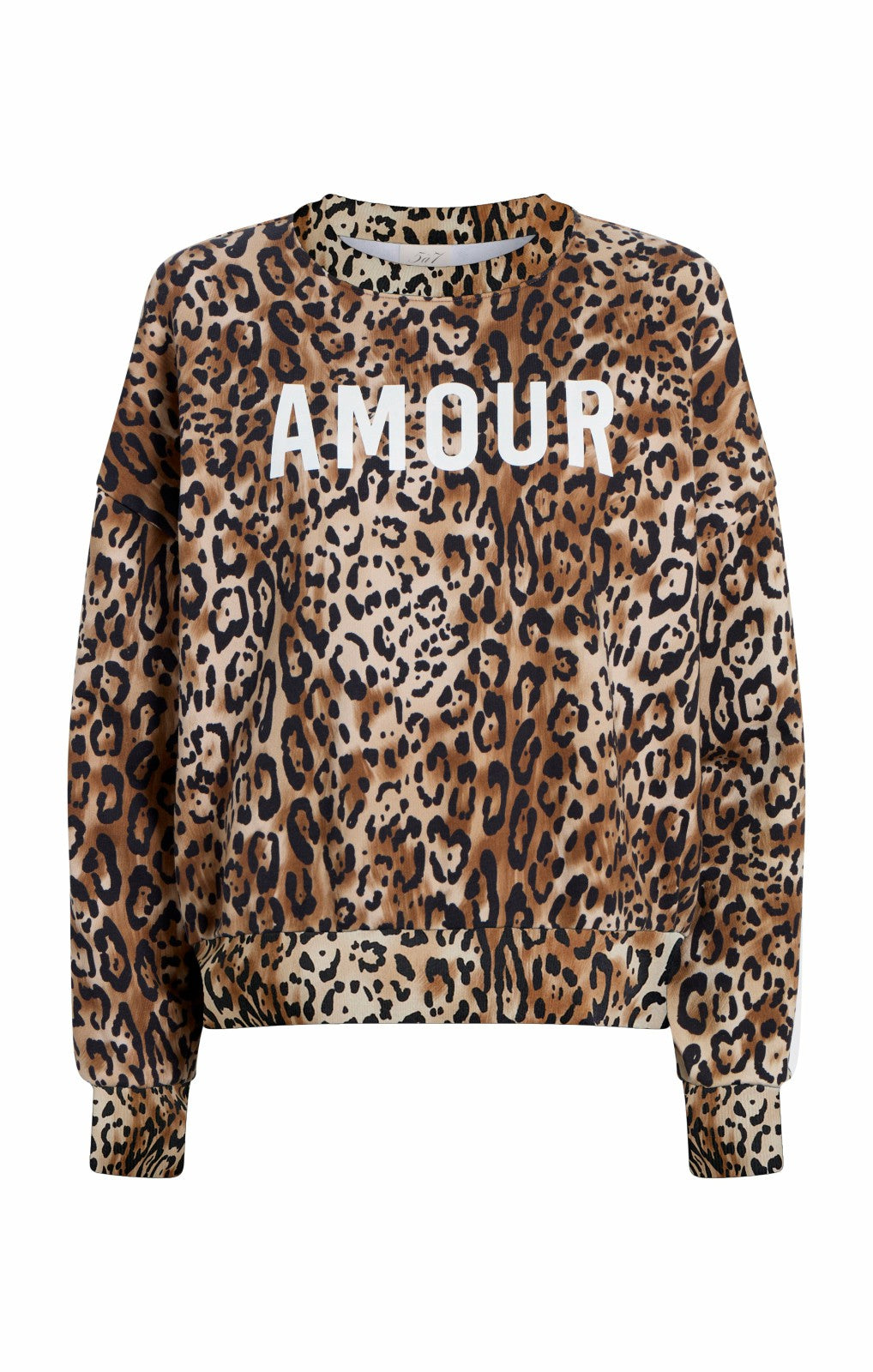 Leopard Amour Brandy Sweatshirt Pullover Black/Sahara
