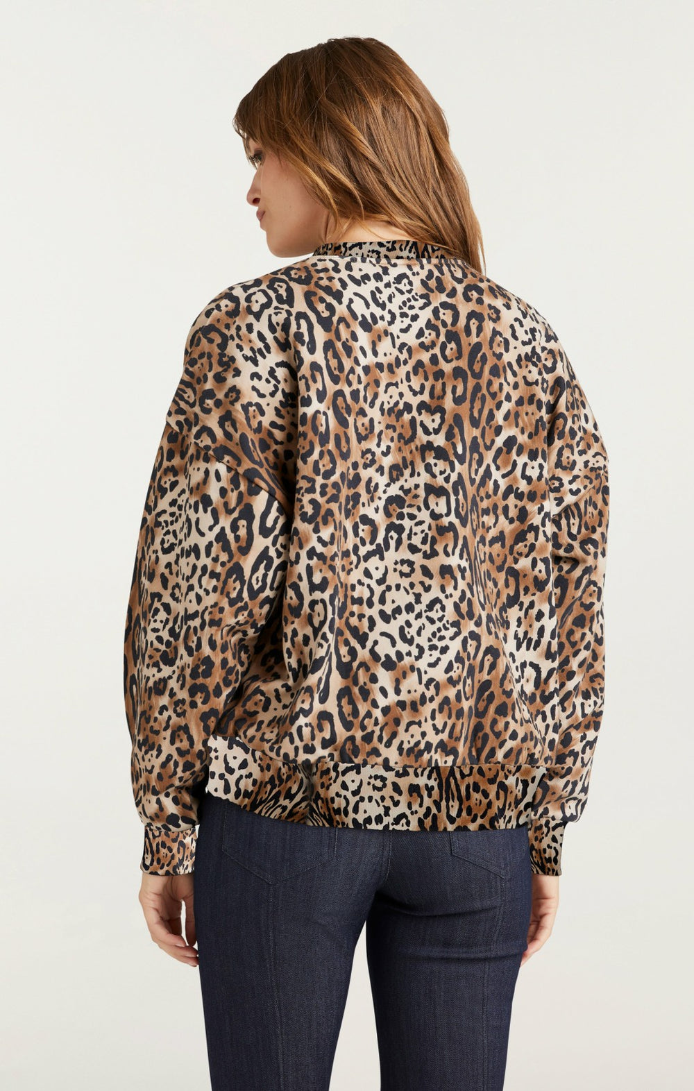 Leopard Amour Brandy Sweatshirt Pullover Black/Sahara