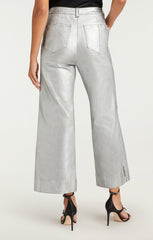 Textured Foil Benji Pant Silver