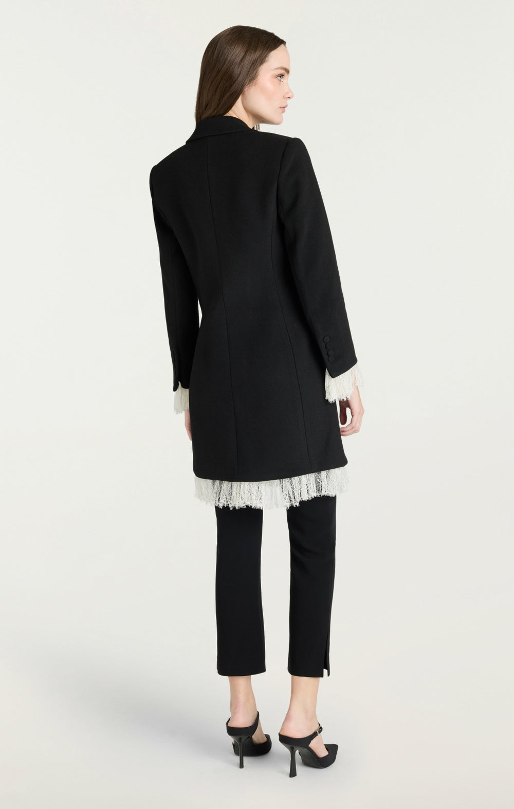Roxie Coat Black/Ivory