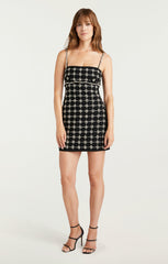 Satine Dress Black/Silver