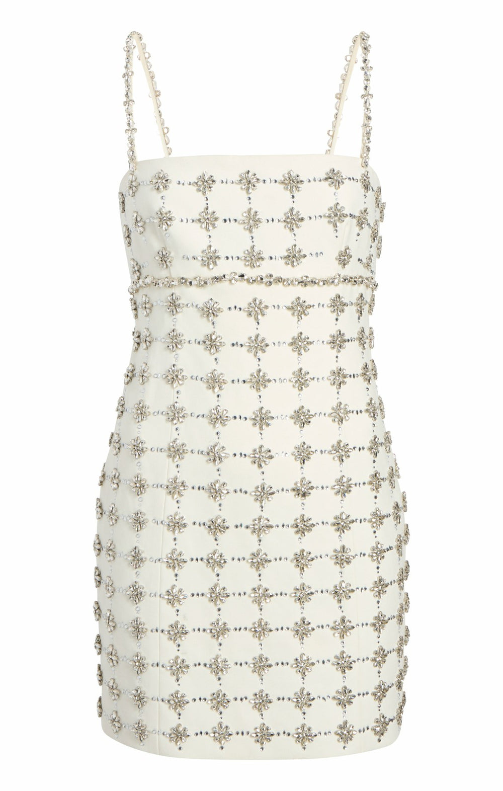 Satine Dress Ivory/Silver