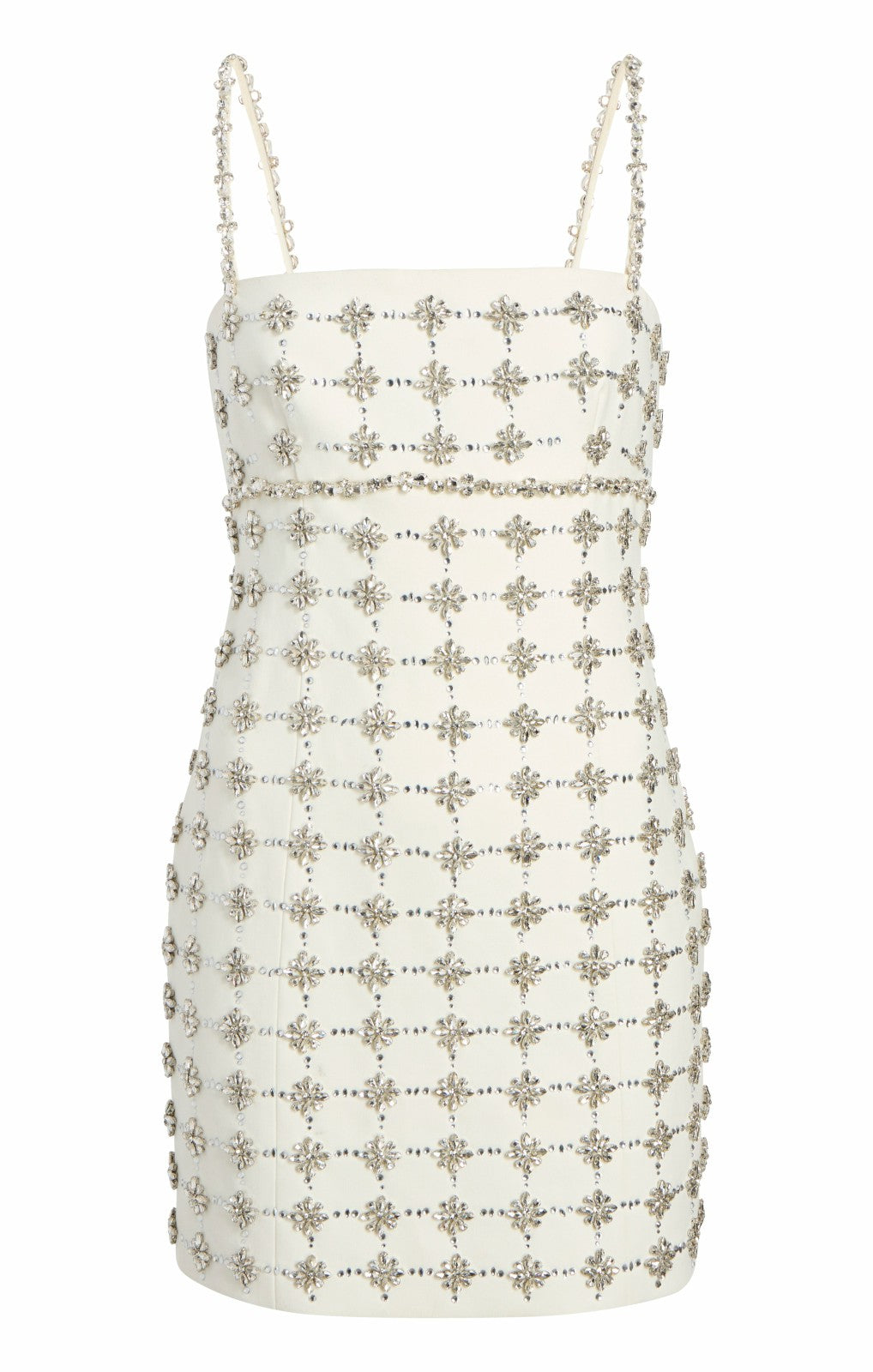 Satine Dress Ivory/Silver