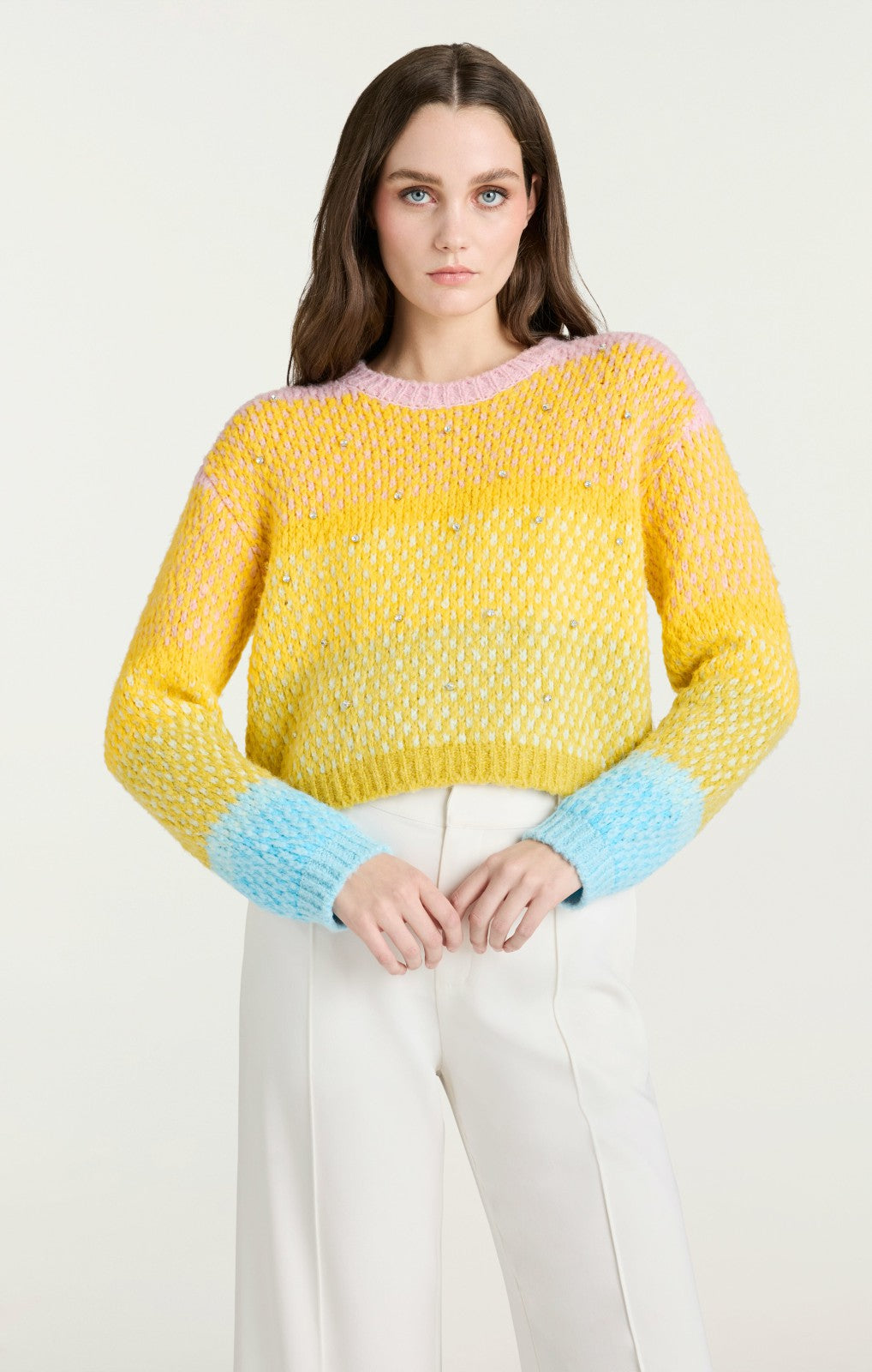 Caspar Pullover Rainbow Multi
