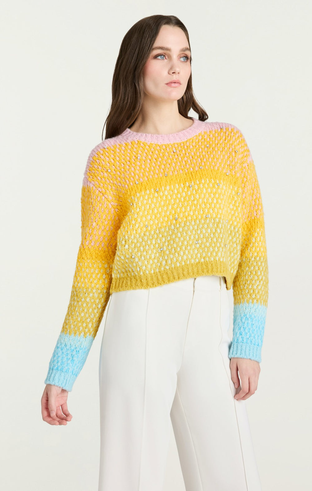 Caspar Pullover Rainbow Multi