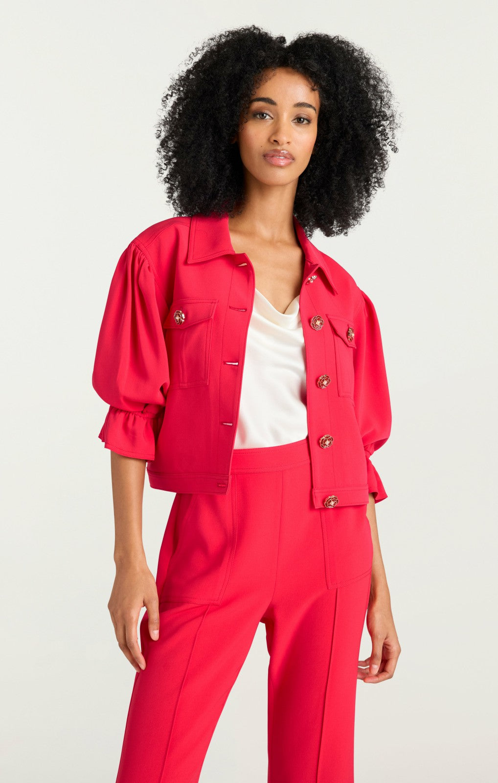 Julieta Jacket Cardinal