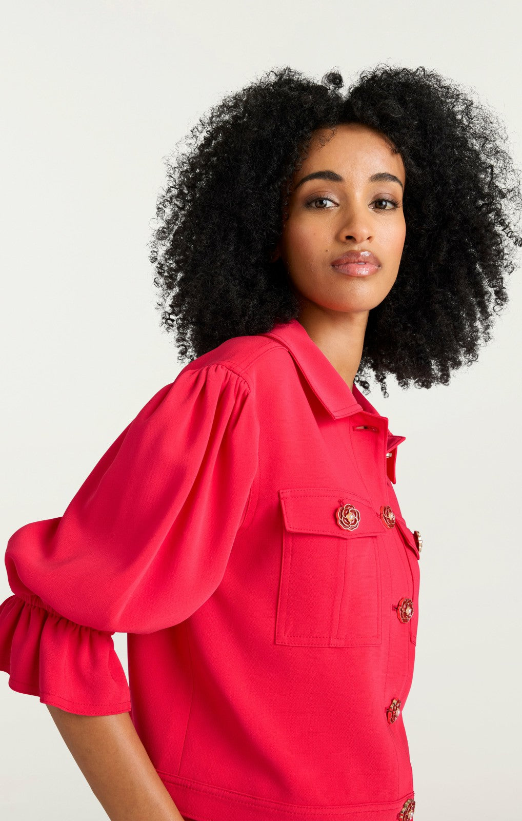 Julieta Jacket Cardinal
