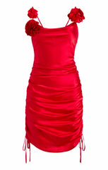 Logan Dress Cardinal