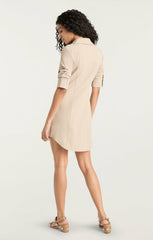 Mini Elina Dress Khaki