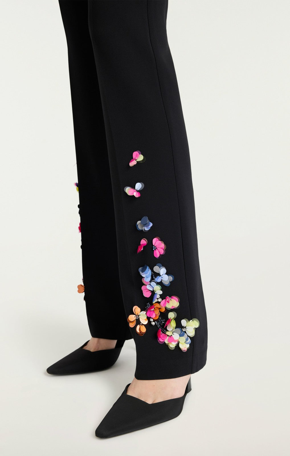 Paillette Vines Kerry Pant Black/Multi