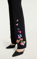 Paillette Vines Kerry Pant Black/Multi