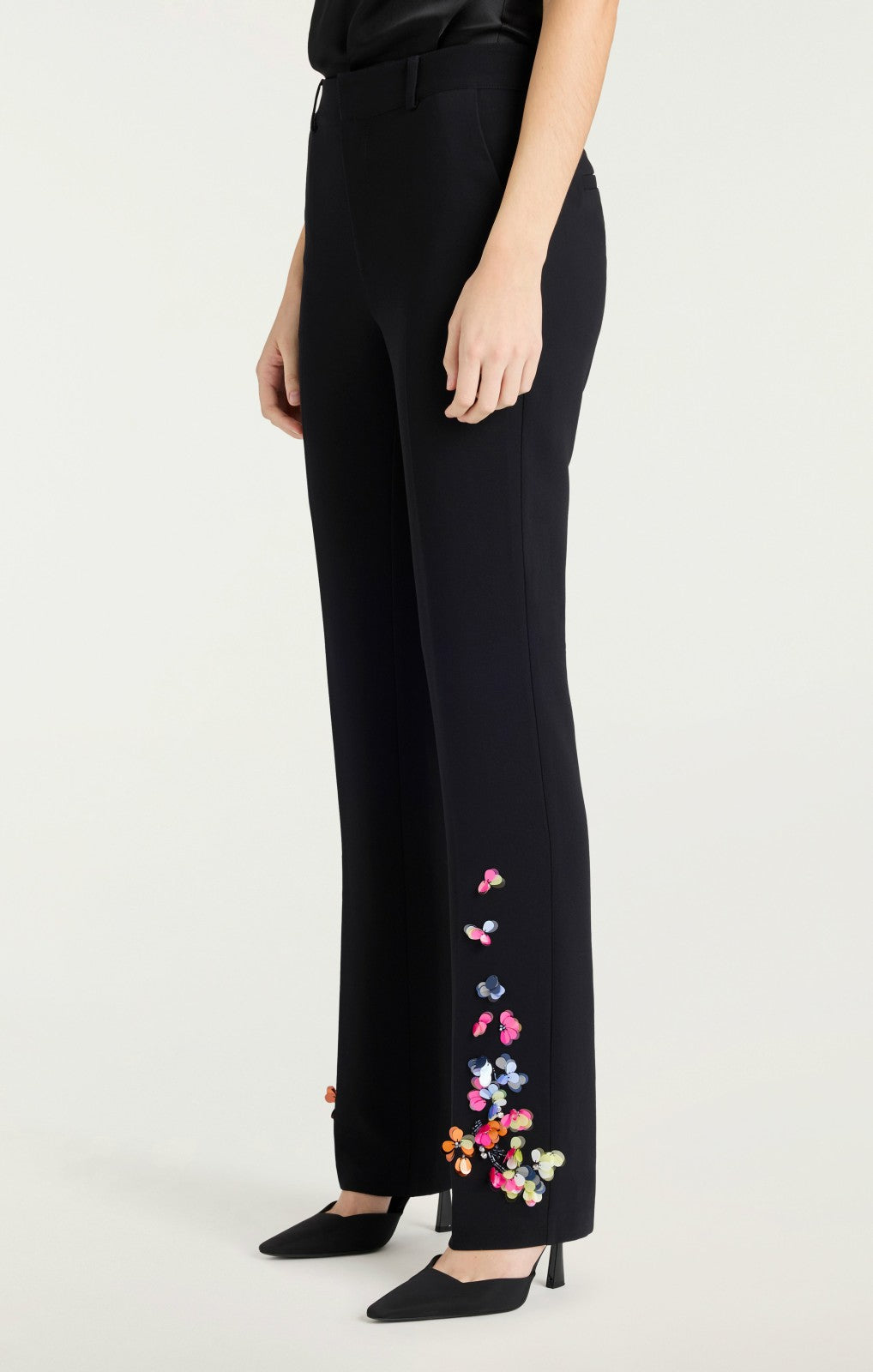 Paillette Vines Kerry Pant Black/Multi