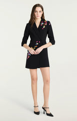 Paillette Vines Linnea Dress Black/Multi
