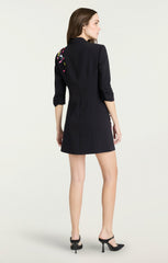 Paillette Vines Linnea Dress Black/Multi