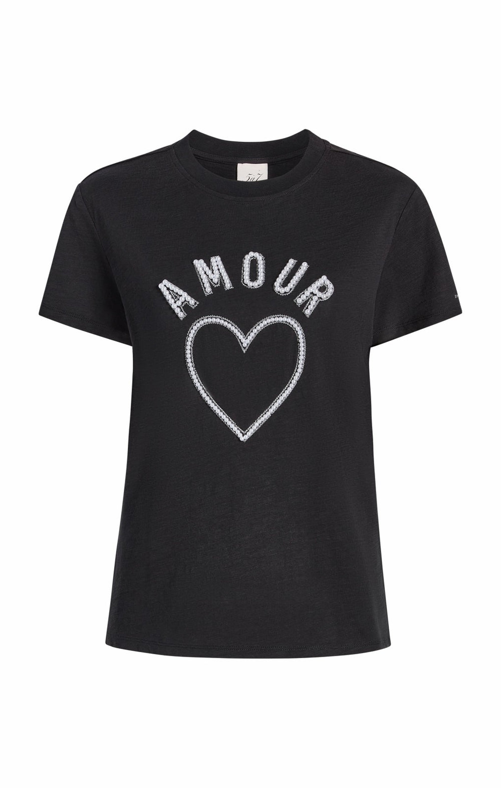 Pearl Amour Tee Black/White