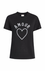 Pearl Amour Tee Black/White