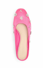 Callie Satin Mule Calla Lily/Clear