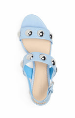 Gemma Studded Block Heel Sandal Kettle Pond