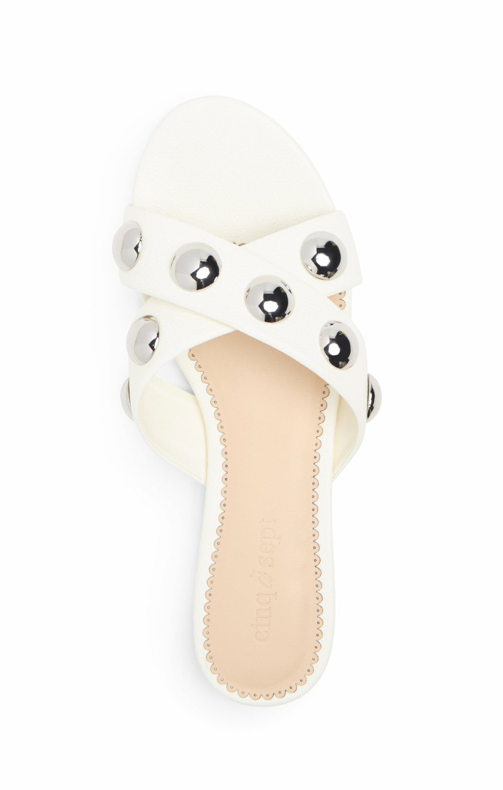 Grace Studded Sandal Ivory