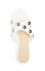 Grace Studded Sandal Ivory