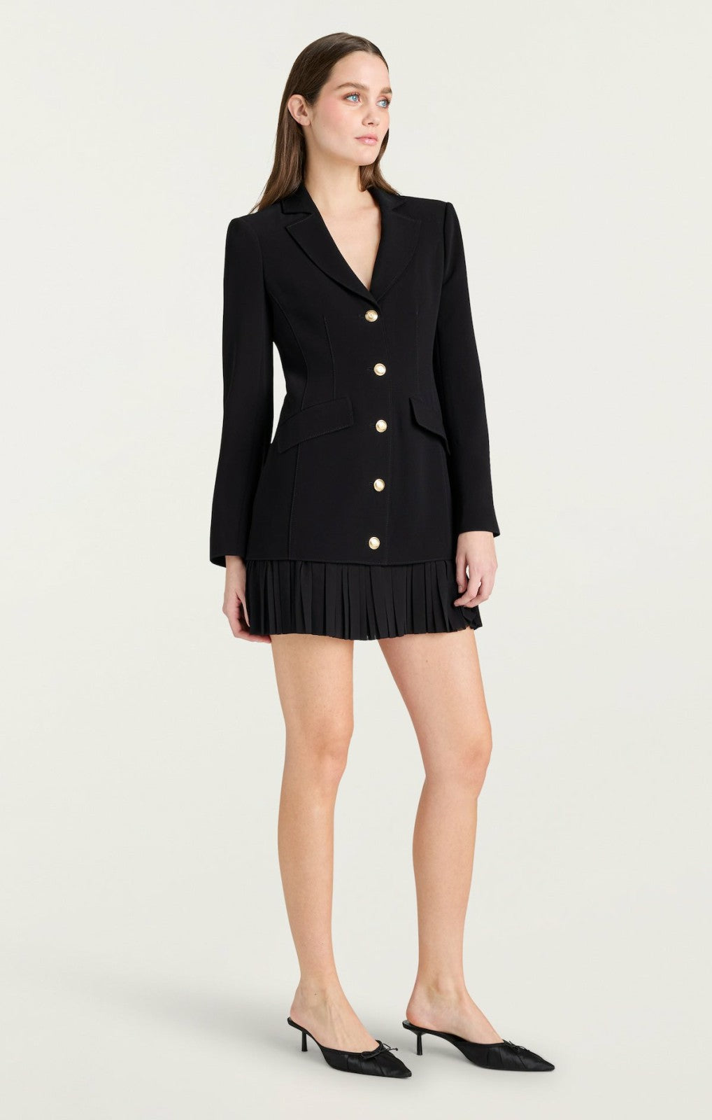 Long Sleeve Regan Dress Black