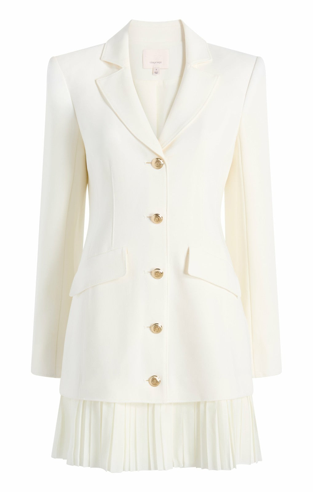 Long Sleeve Regan Dress Ivory