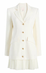 Long Sleeve Regan Dress Ivory