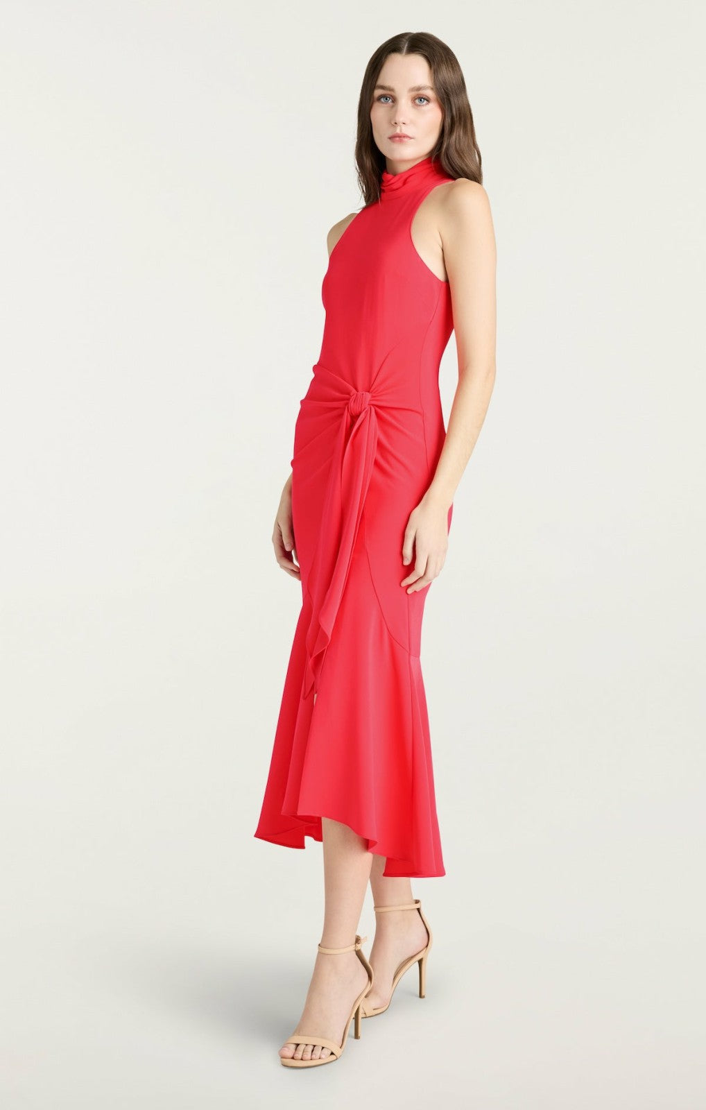 Crepe Rori Dress Cherry Lemon