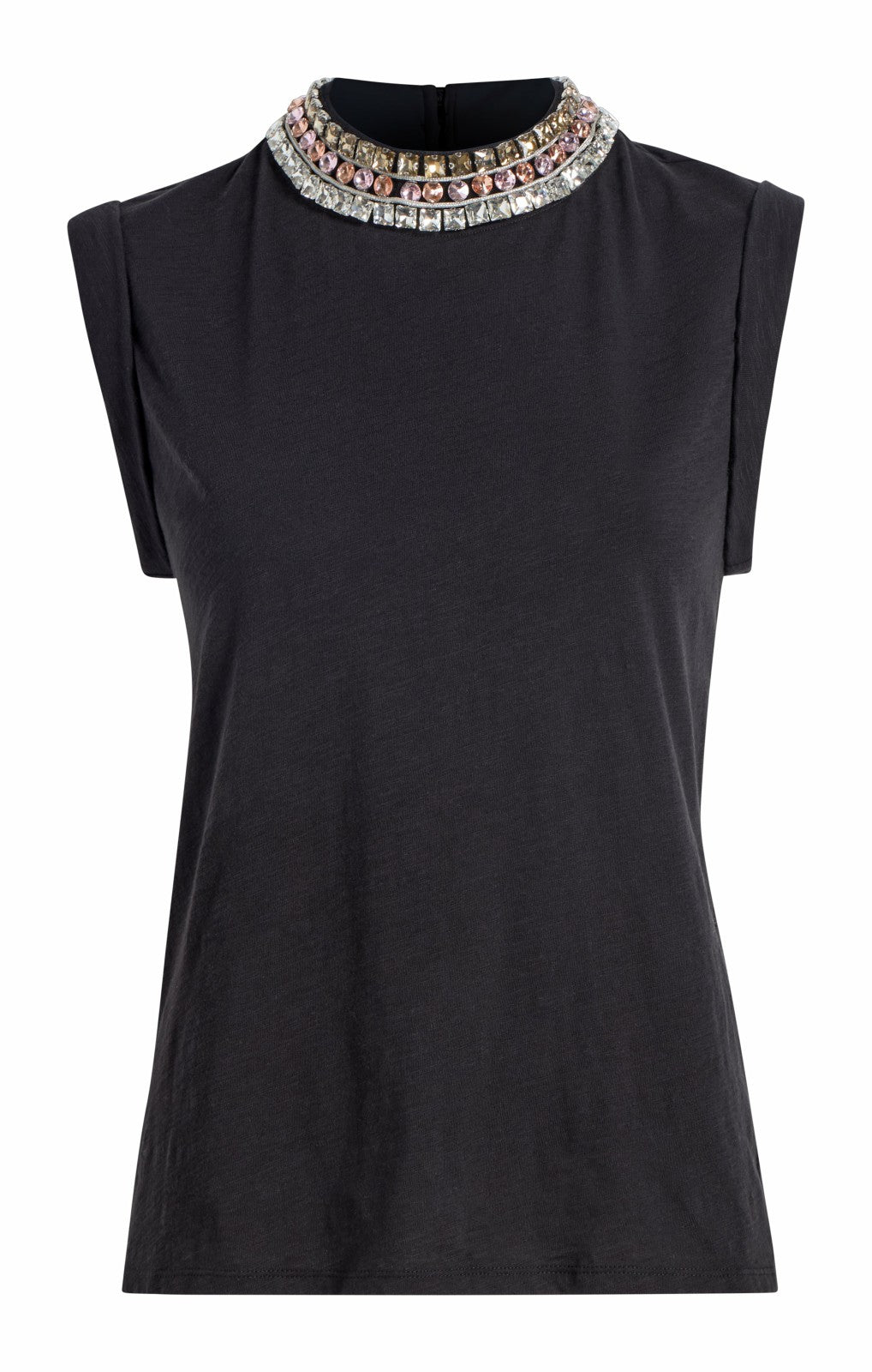 Deco Border Bella Tee Black/Multi