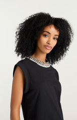 Deco Border Bella Tee Black/Multi