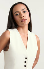 Kallen Vest Ivory