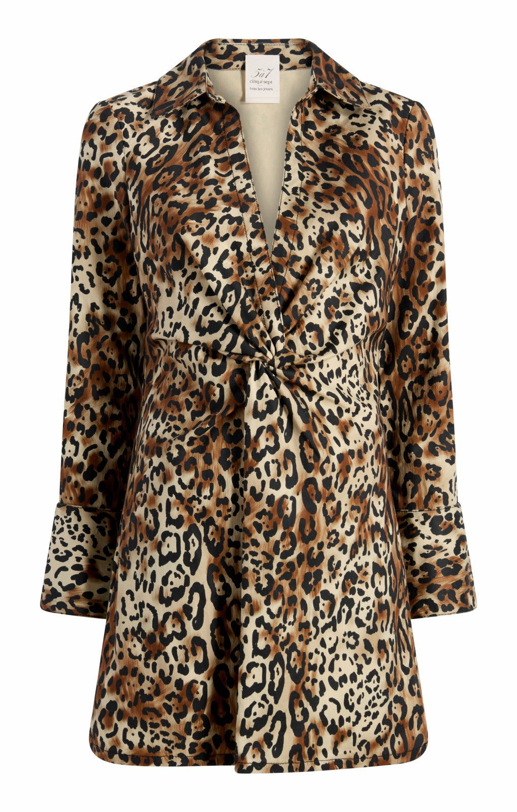 Leopard Denim Mckenna Dress Black/Sahara