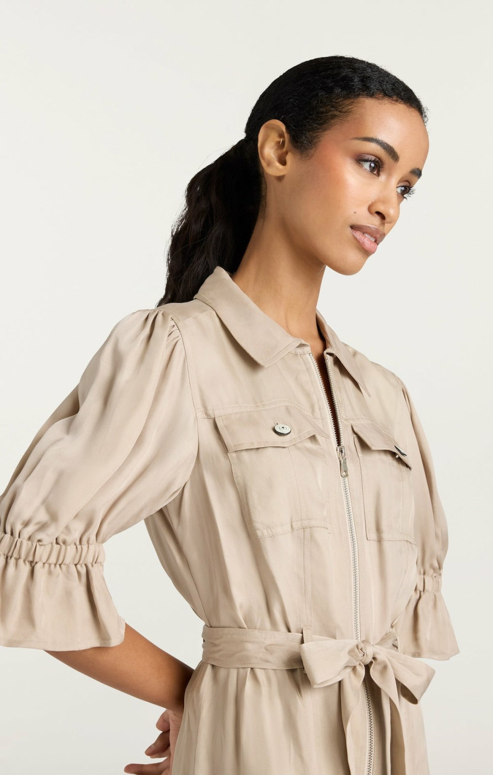 Holly Dress Khaki