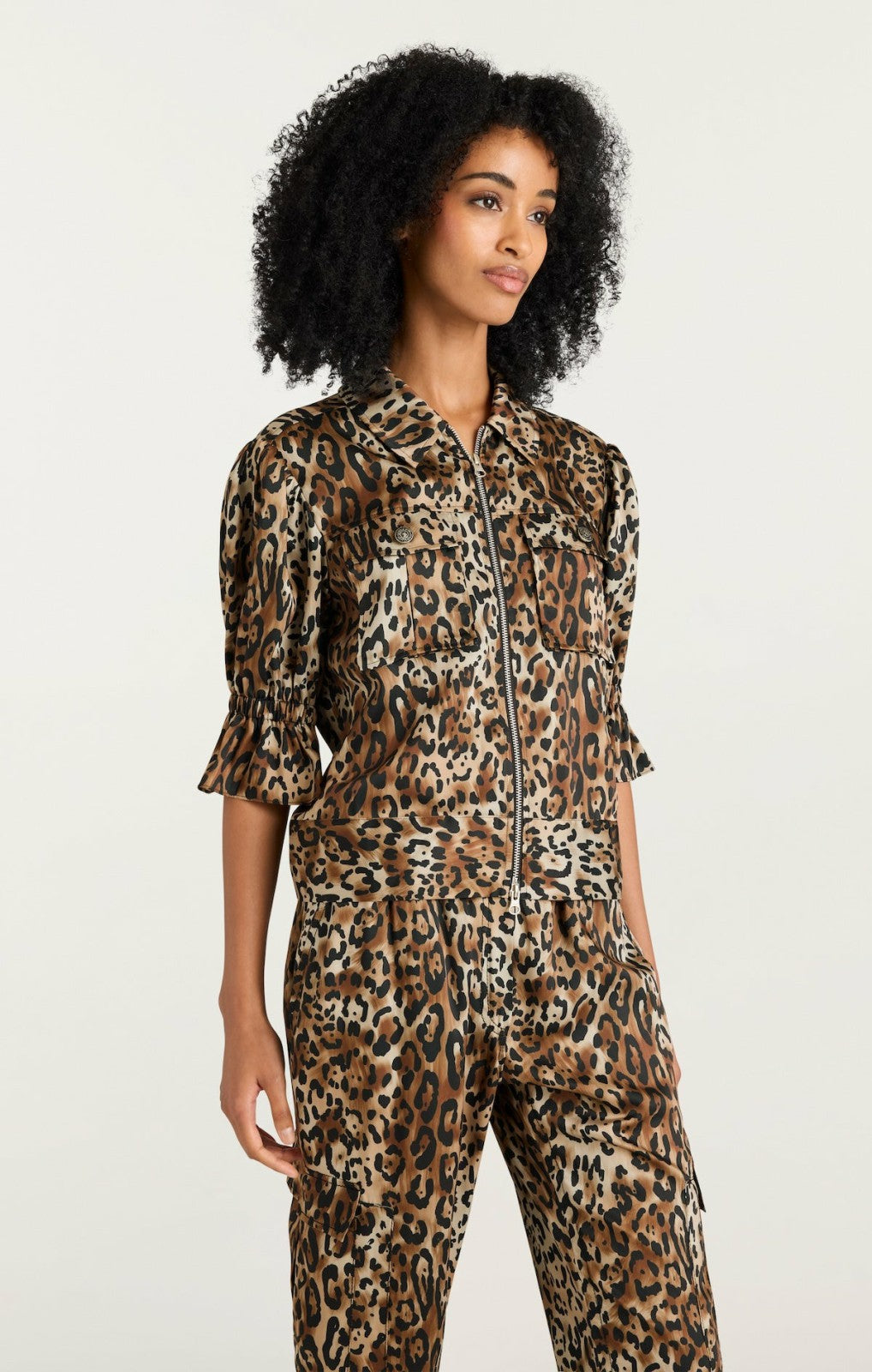 Leopard Holly Jacket Black/Sahara
