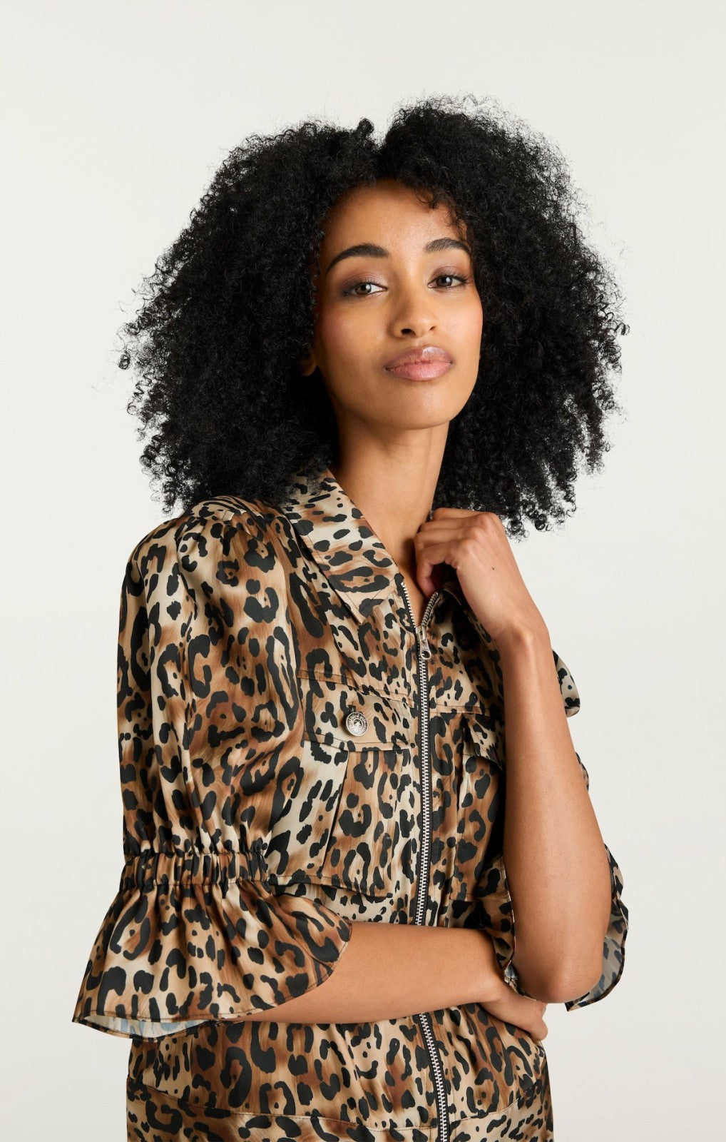 Leopard Holly Jacket Black/Sahara