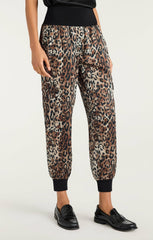Leopard Giles Pant Black/Sahara
