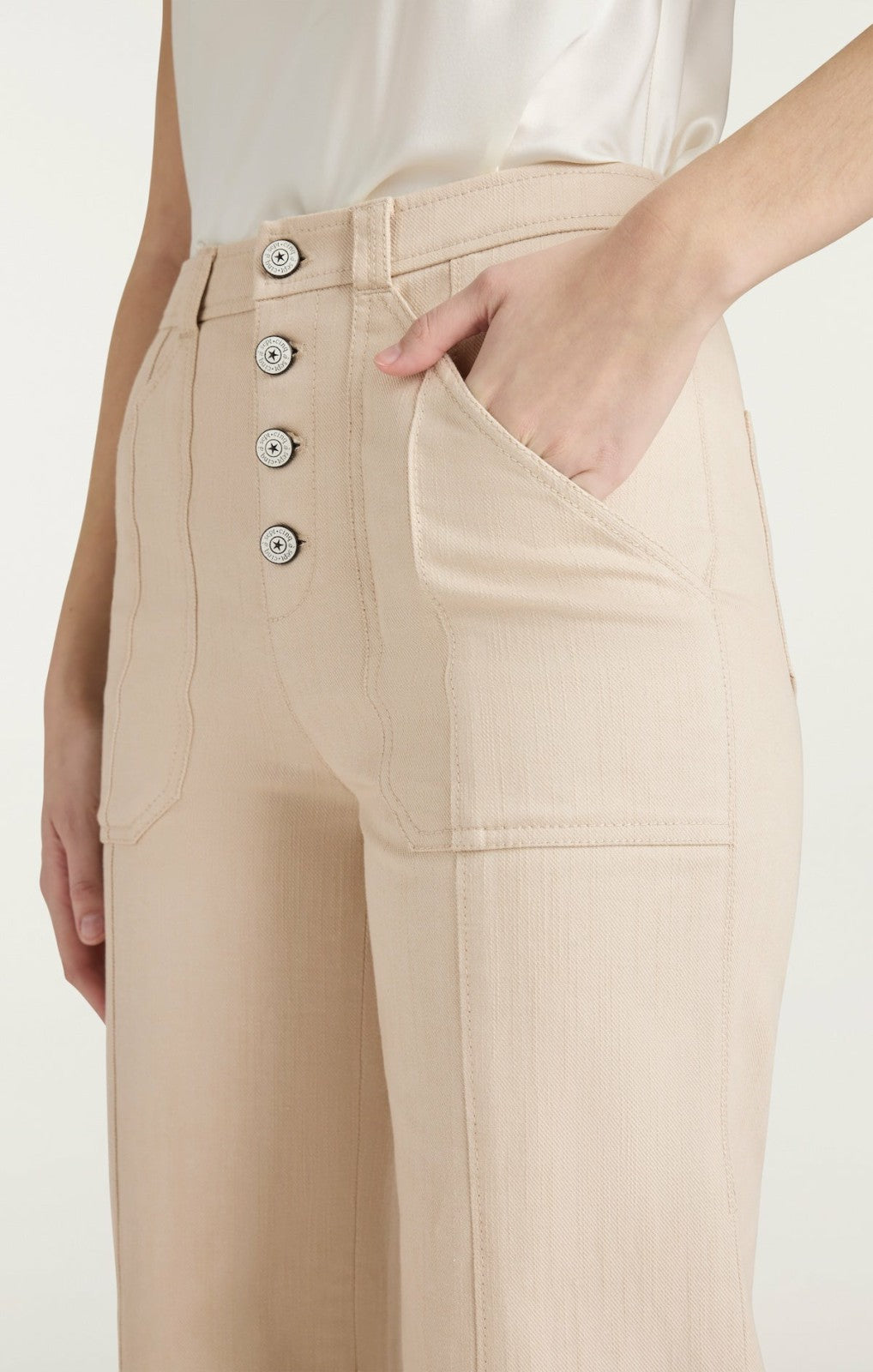 Cuffed Benji Pant Khaki