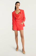 Crepe Khloe Blazer Cherry Lemon