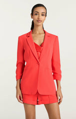 Crepe Khloe Blazer Cherry Lemon