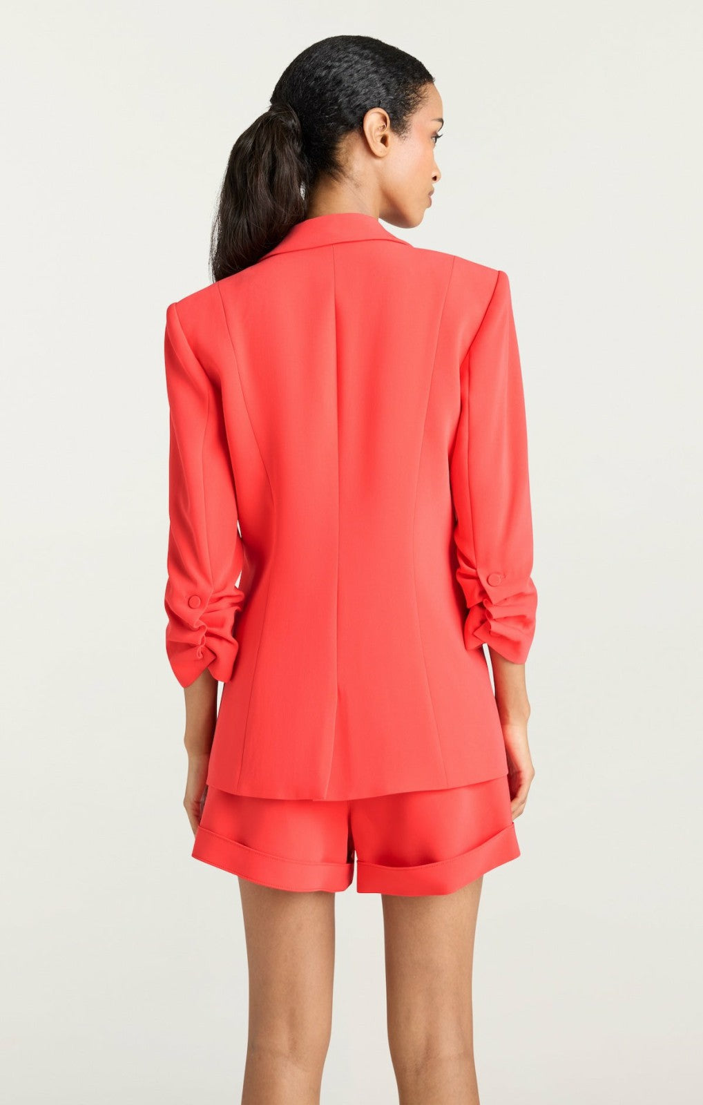Crepe Khloe Blazer Cherry Lemon