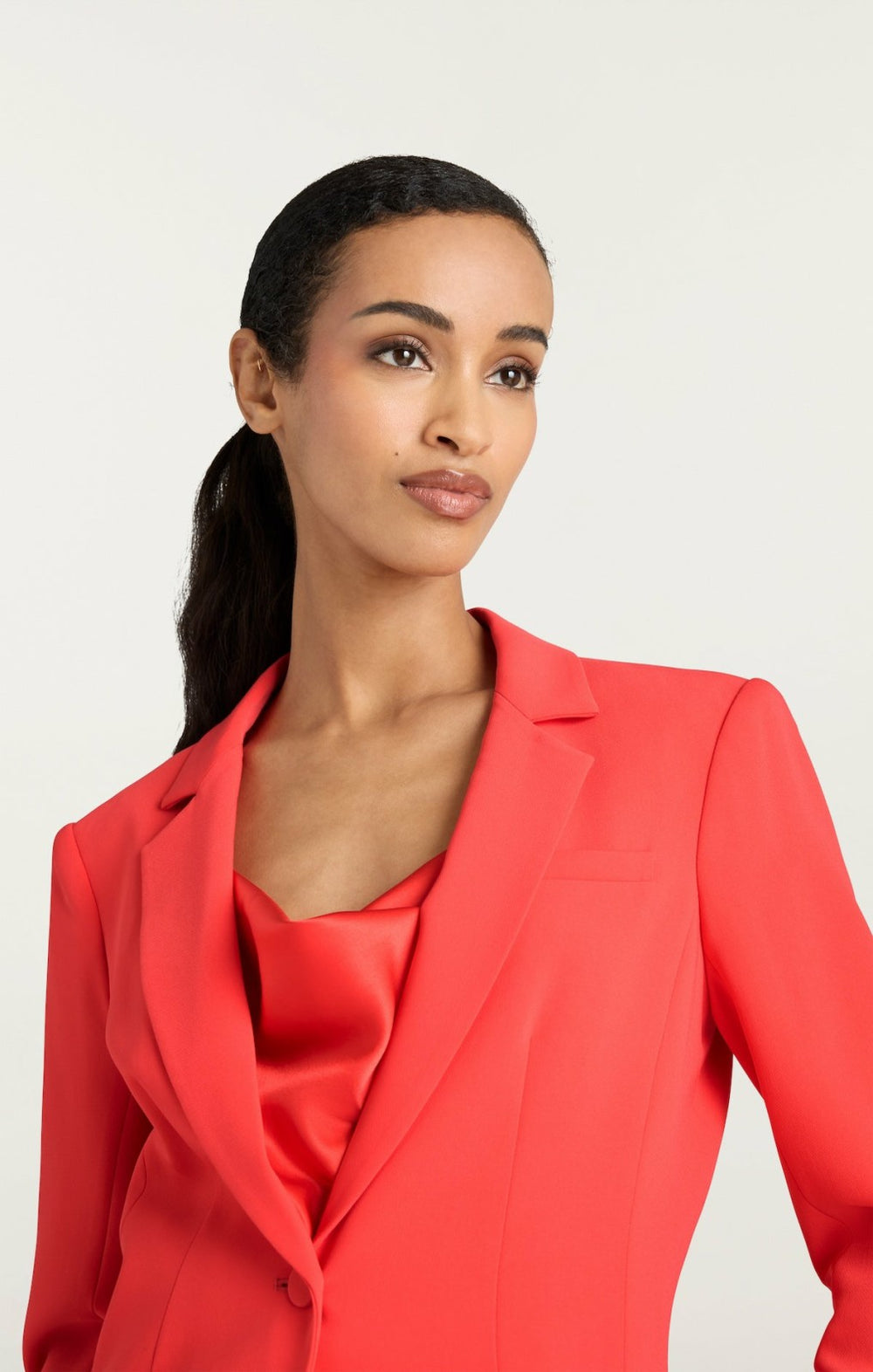 Crepe Khloe Blazer Cherry Lemon