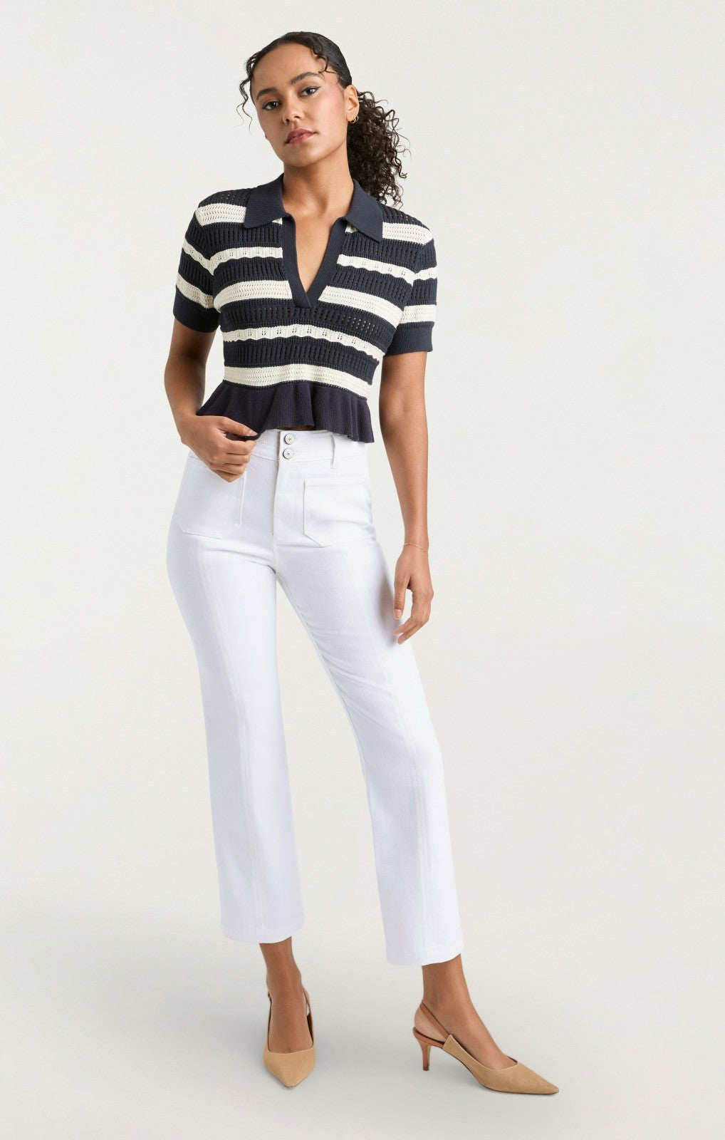 White Denim Dorothea Pant White
