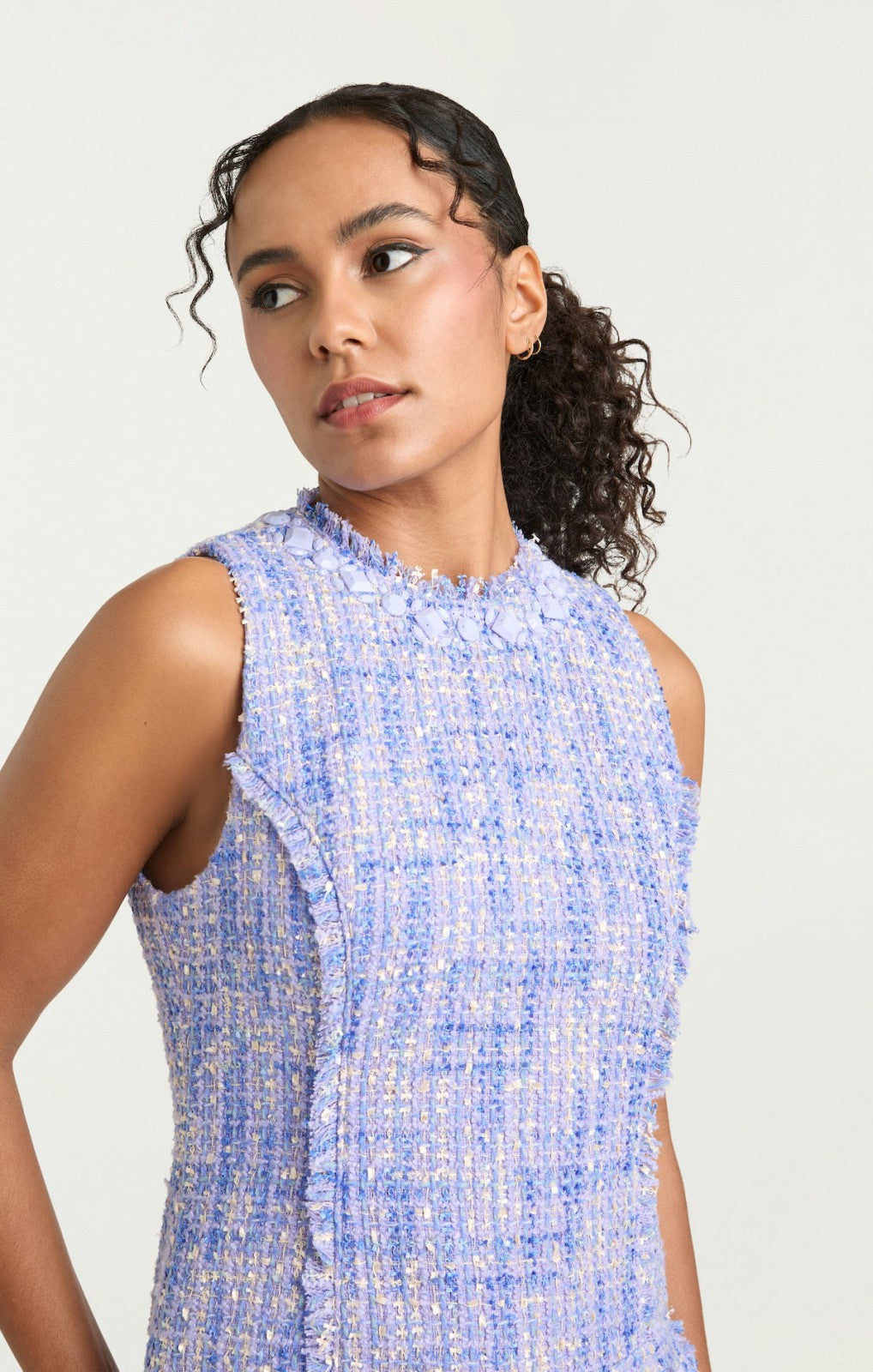 Lucie Boucle Ellisella Dress Honey Lavender Multi