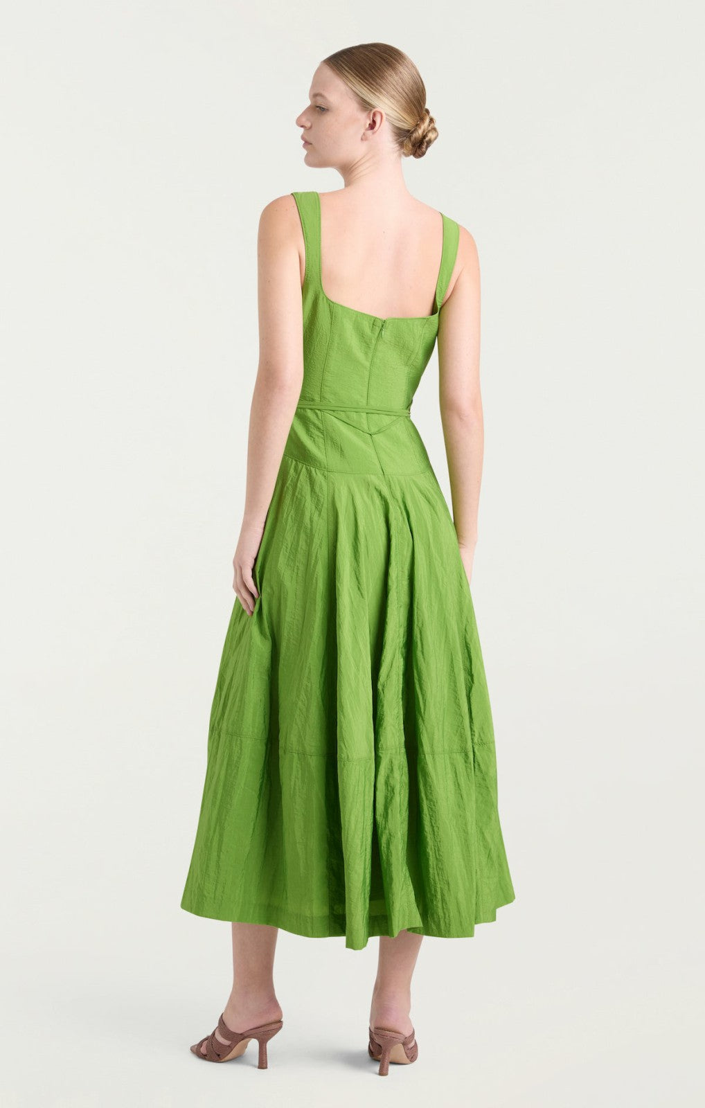 Flower Joisian Dress Salted Lime