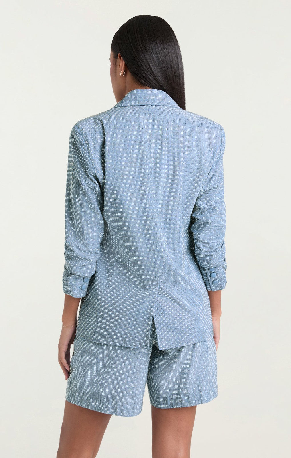 Chambray Heatset Kylie Jacket Medium Blue